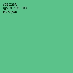 #5BC38A - De York Color Image