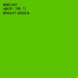 #5BC401 - Bright Green Color Image