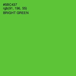 #5BC437 - Bright Green Color Image