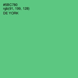 #5BC780 - De York Color Image