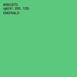#5BC87D - Emerald Color Image