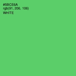 #5BCE6A - Emerald Color Image