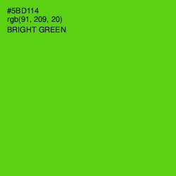 #5BD114 - Bright Green Color Image