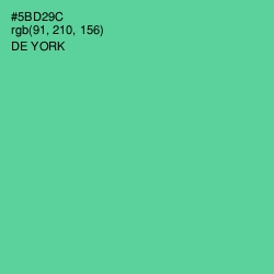#5BD29C - De York Color Image