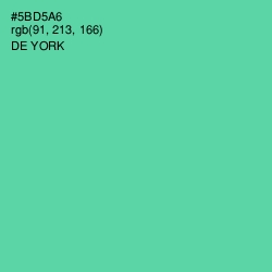 #5BD5A6 - De York Color Image