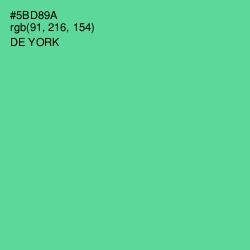 #5BD89A - De York Color Image