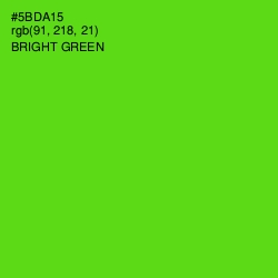 #5BDA15 - Bright Green Color Image