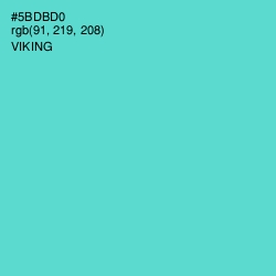 #5BDBD0 - Viking Color Image