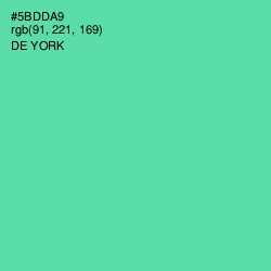 #5BDDA9 - De York Color Image