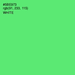 #5BE973 - Screamin' Green Color Image