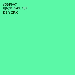 #5BF9A7 - De York Color Image
