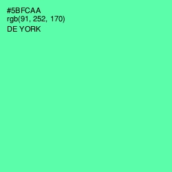 #5BFCAA - De York Color Image