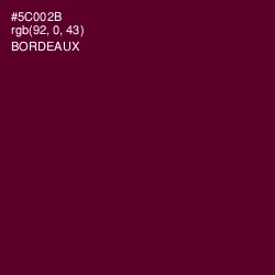 #5C002B - Bordeaux Color Image