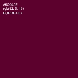 #5C002E - Bordeaux Color Image