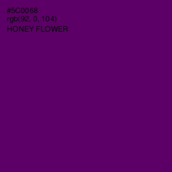 #5C0068 - Honey Flower Color Image