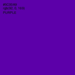 #5C00A9 - Purple Color Image