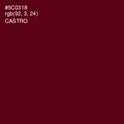 #5C0318 - Castro Color Image