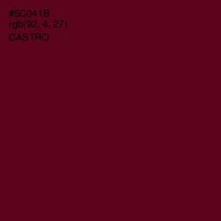 #5C041B - Castro Color Image