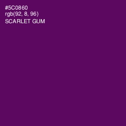 #5C0860 - Scarlet Gum Color Image