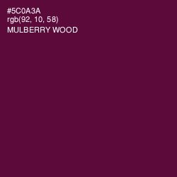 #5C0A3A - Mulberry Wood Color Image