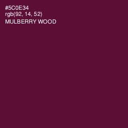 #5C0E34 - Mulberry Wood Color Image
