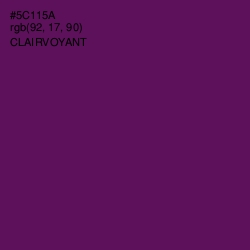 #5C115A - Clairvoyant Color Image