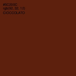 #5C200C - Cioccolato Color Image