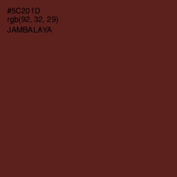 #5C201D - Jambalaya Color Image