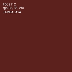 #5C211C - Jambalaya Color Image