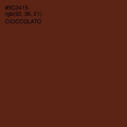 #5C2415 - Cioccolato Color Image