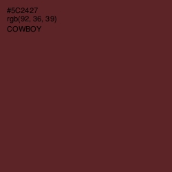 #5C2427 - Cowboy Color Image