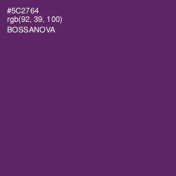 #5C2764 - Bossanova Color Image