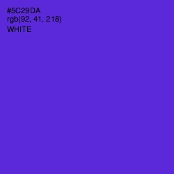 #5C29DA - Purple Heart Color Image