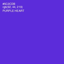 #5C2CDB - Purple Heart Color Image