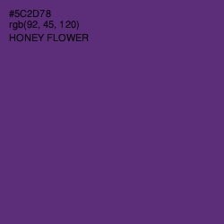 #5C2D78 - Honey Flower Color Image