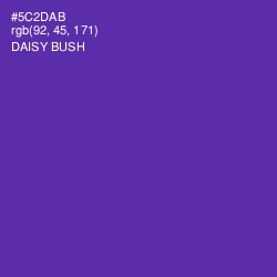 #5C2DAB - Daisy Bush Color Image