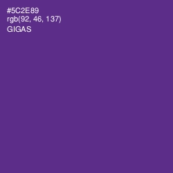 #5C2E89 - Gigas Color Image