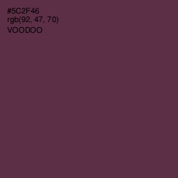 #5C2F46 - Voodoo Color Image