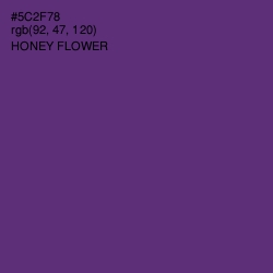 #5C2F78 - Honey Flower Color Image