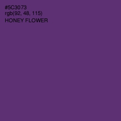 #5C3073 - Honey Flower Color Image