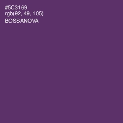 #5C3169 - Bossanova Color Image