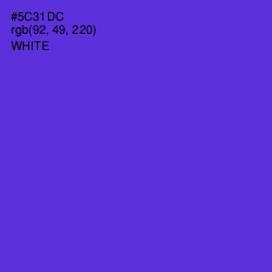 #5C31DC - Purple Heart Color Image