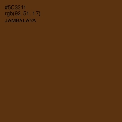 #5C3311 - Jambalaya Color Image