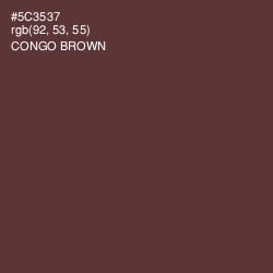 #5C3537 - Congo Brown Color Image