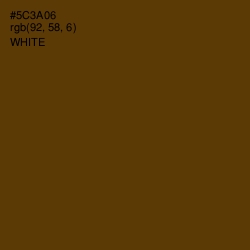 #5C3A06 - Saddle Brown Color Image