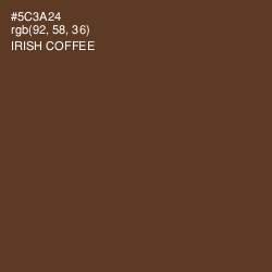 #5C3A24 - Irish Coffee Color Image