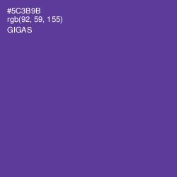 #5C3B9B - Gigas Color Image