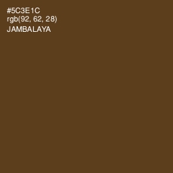 #5C3E1C - Jambalaya Color Image