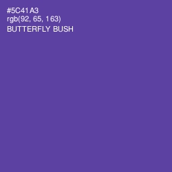 #5C41A3 - Butterfly Bush Color Image