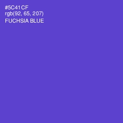 #5C41CF - Fuchsia Blue Color Image